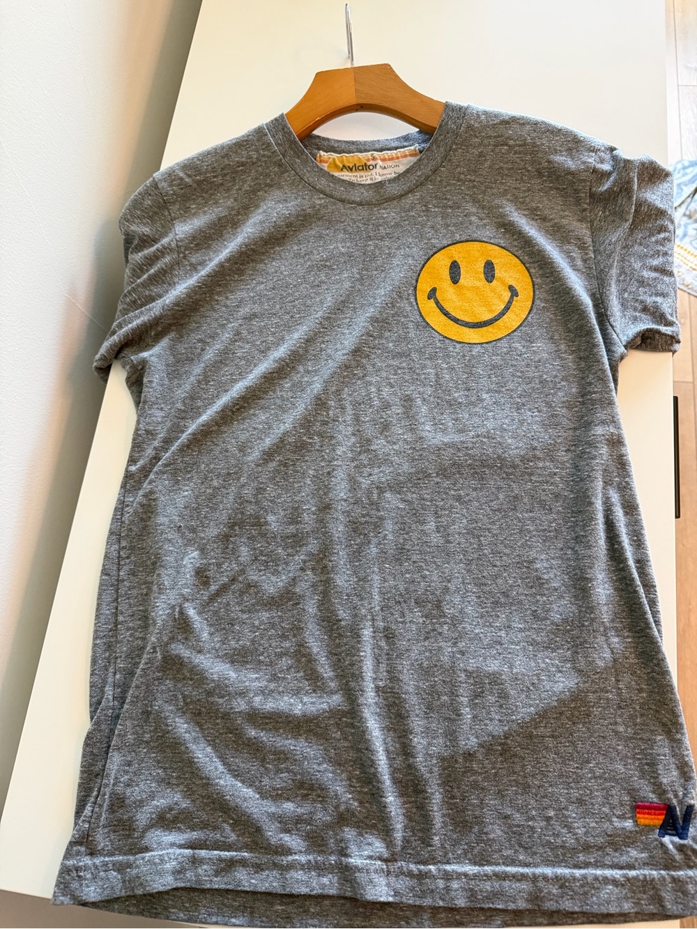 Aviator Nation Smiley Boyfriend Tee - Picture 2 of 3